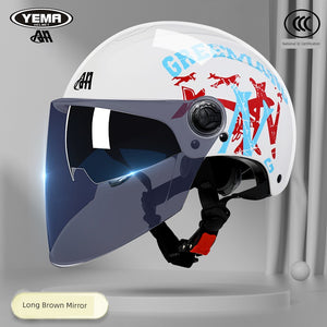 Yema Women's Half Mask Racing Helmet