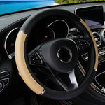 Leather Car Steering Wheel Cover