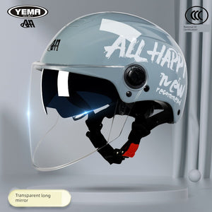 Yema Women's Half Mask Racing Helmet