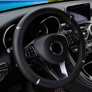 Leather Car Steering Wheel Cover