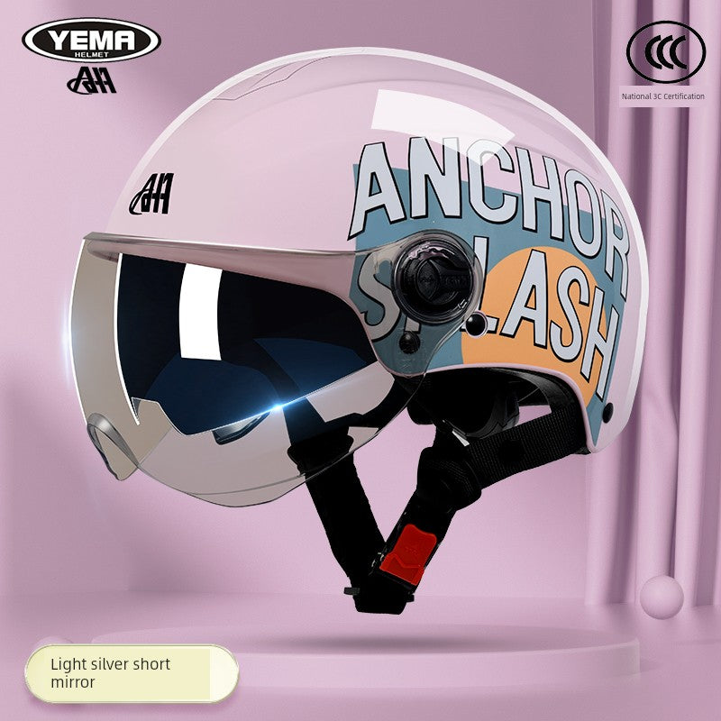 Yema Women's Half Mask Racing Helmet