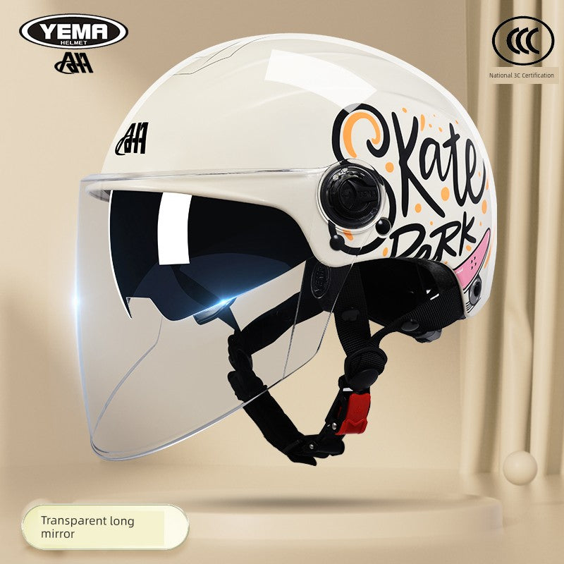 Yema Women's Half Mask Racing Helmet