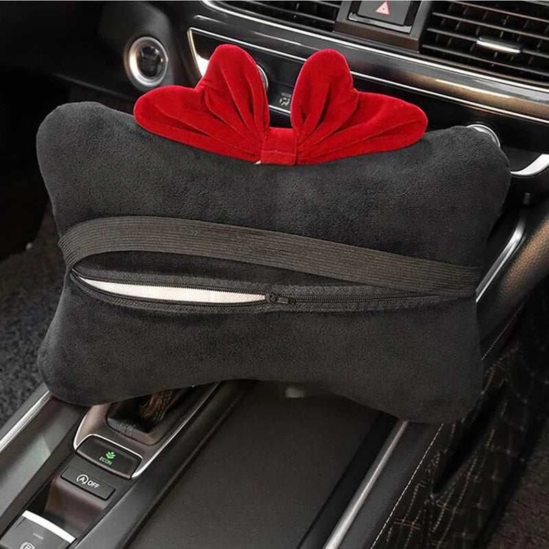 Women's Bow Car Pillow Set