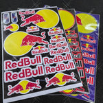 Custom R3d Bull Motorcycle Stickers Helmet Decal Kit