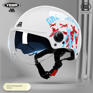 Yema Women's Half Mask Racing Helmet