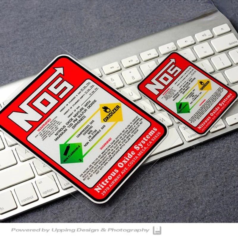 NOS Nitrous Oxide Systems Stickers