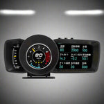 Race HUD Multi-Function Dashboard Head Up Display OBD2+GPS Smart Speedometer Auto Gauge Alarm System Turbo Boost