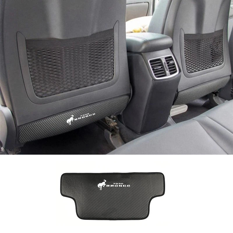 1pcs Car Seat Anti-Kick Pad Back Anti-Dirt For Ford Bronco Ranger S-Max Focus Mondeo Transit Tourneo Ranger Auto Accessories