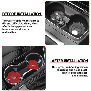 Mustang Cup Holder Coaster – Custom Fit Interior Accessory