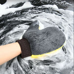 Double-sided Soft Coral Fleece Clean Glove