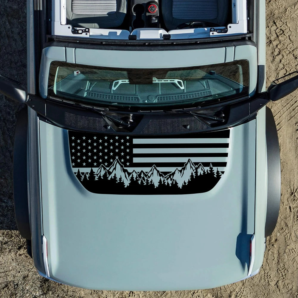 Merica Mountain's Hood Bonnet Decal Braptor