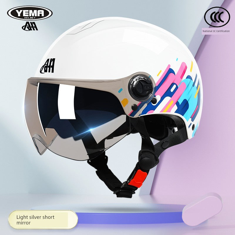 Yema Women's Half Mask Racing Helmet