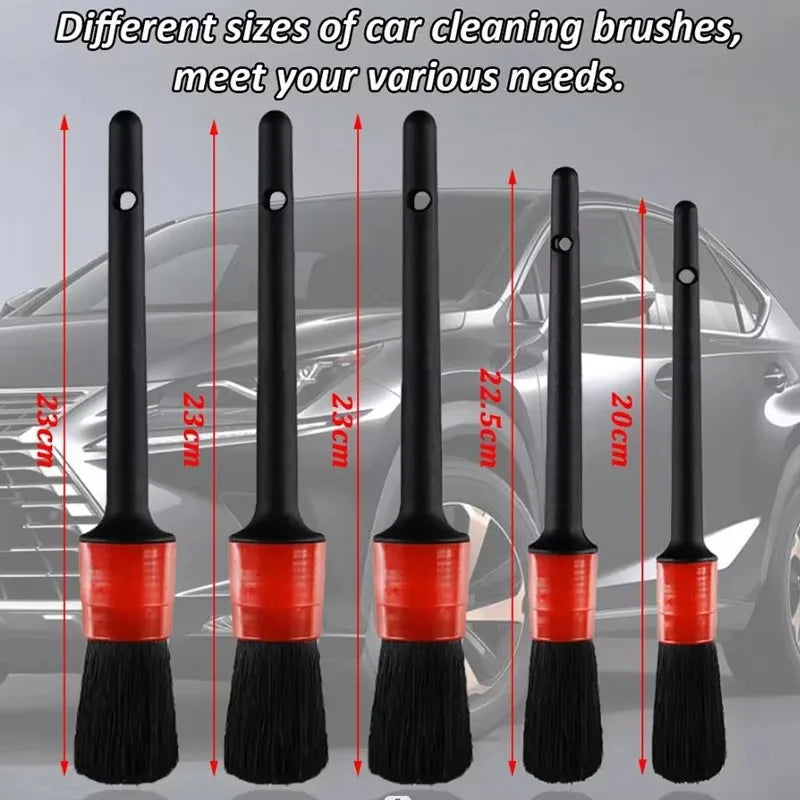 13Pcs Car Detailing Brush Set The Ultimate Auto Cleaning Kit for Vents Gaps Maintenance Car Air Outlet Detail Clearance Brush