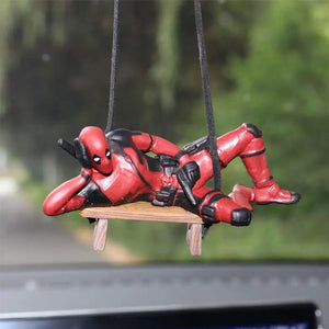 DeadP Swinging Rearview Mirror Pendant