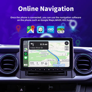 LED RGB Mini- Wired To Wireless CarPlay & Android Auto Box Plug And Play For OEM