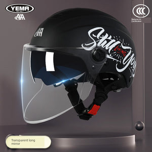 Yema Women's Half Mask Racing Helmet