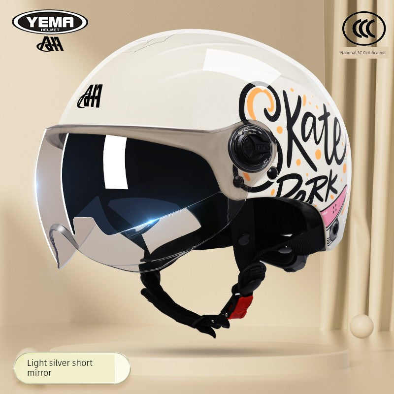 Yema Women's Half Mask Racing Helmet