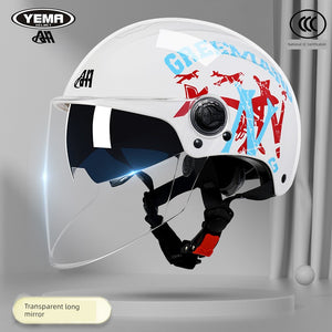 Yema Women's Half Mask Racing Helmet