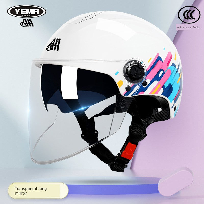 Yema Women's Half Mask Racing Helmet