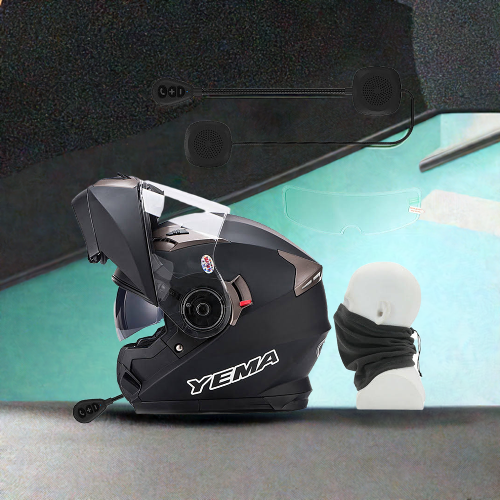 Yema Men's Bluetooth Modular Racing Helmet