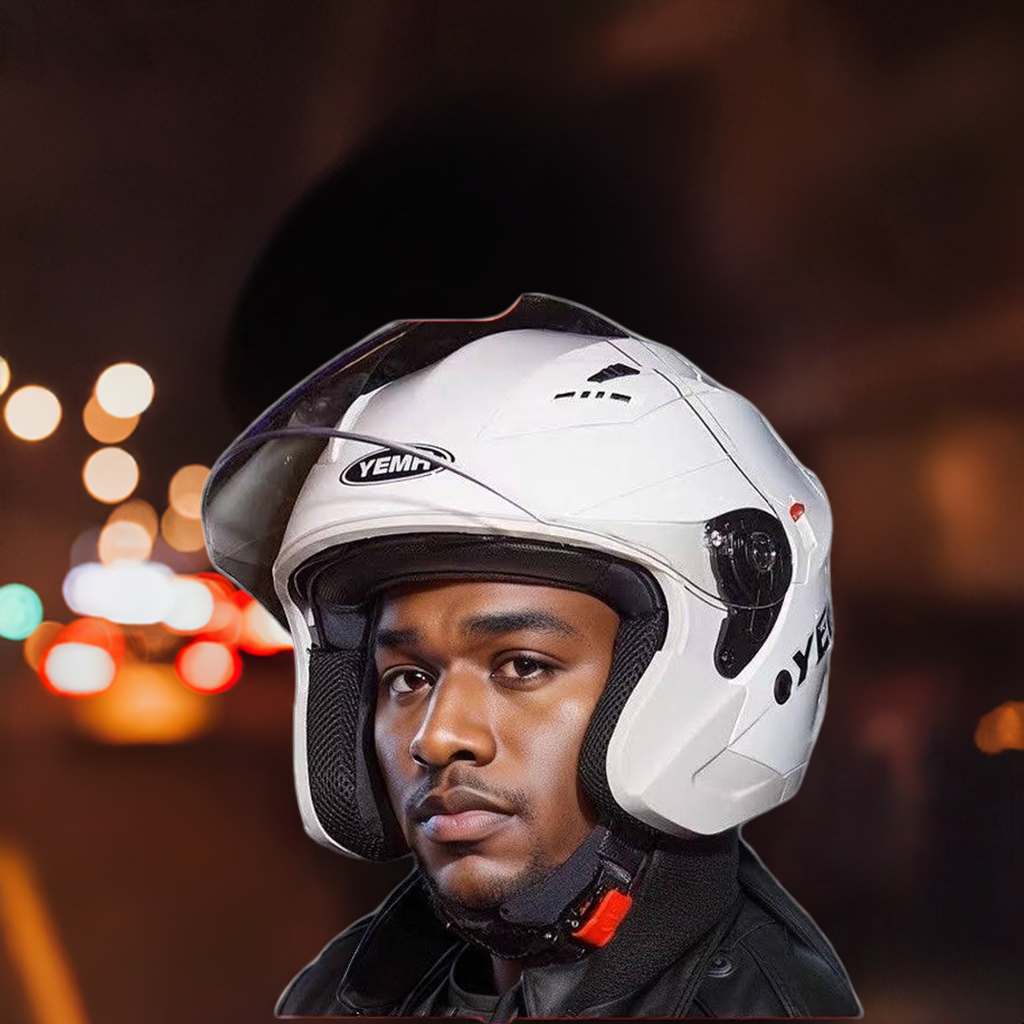 Yema Men's Half Face Racing Helmet/ Motorcycle Helmet